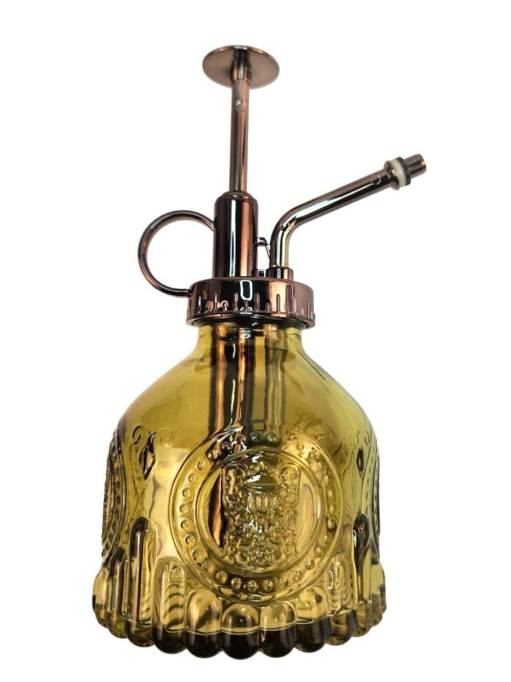 Olive Green Glass Orchid Mister 6.8 oz Air Plant Fine Mist Spray Bottle - Picture 10 of 11